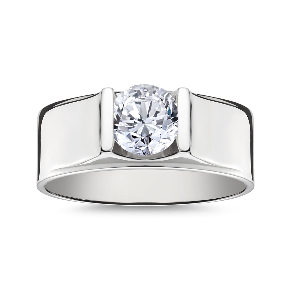 Capacious Bespoke Diamond Solitaire Ring