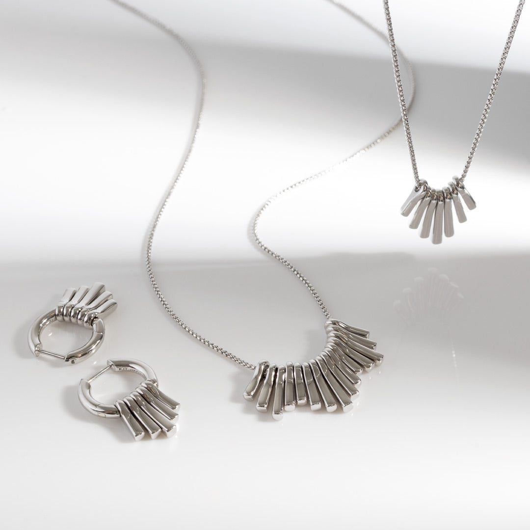 Kit Heath Array Sterling Silver Luxe Dangle Necklace