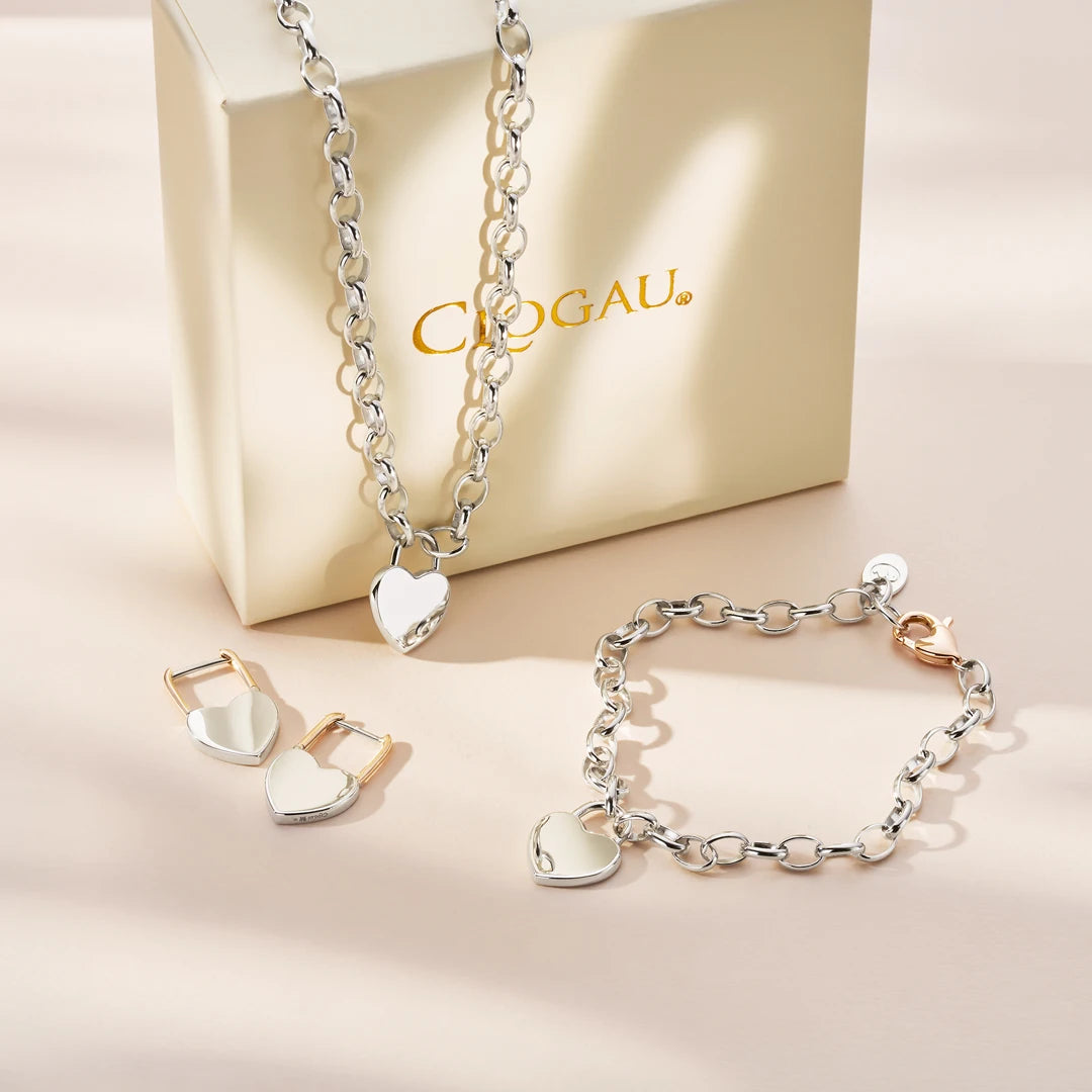 Clogau Cariad® Sterling Silver Padlock Hoop Earrings