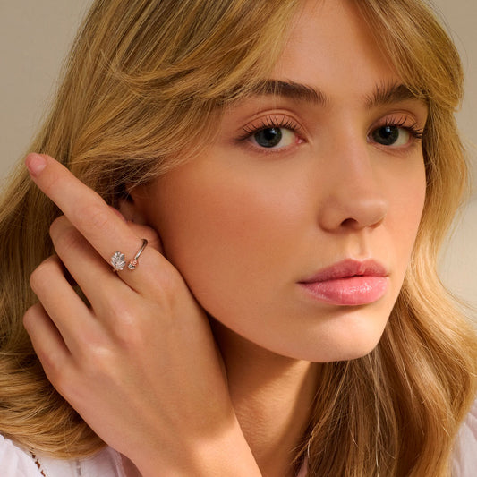 Clogau Sterling Silver Oak Leaf Ring White Gold Clogau Sterling Silver Oak Leaf Ring White Gold