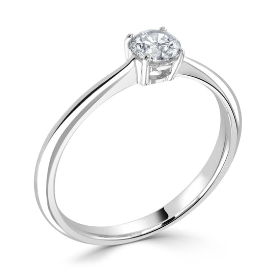 0.33CT Diamond Solitaire Ring White Gold 0.33CT Diamond Solitaire Ring White Gold