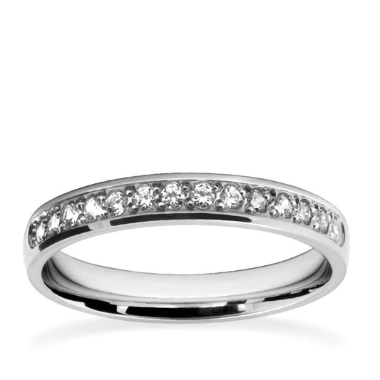 0.30ct Diamond Grain Set Eternity Ring White Gold 0.30ct Diamond Grain Set Eternity Ring White Gold