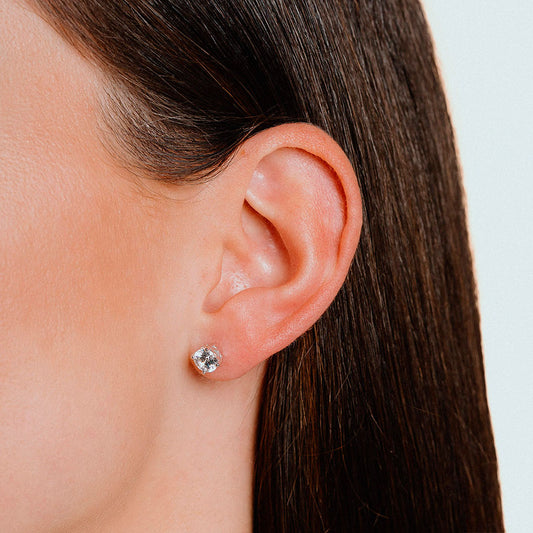 DiamonFire Classic 0.75ct Zirconia Solitaire Stud Earrings White Gold DiamonFire Classic 0.75ct Zirconia Solitaire Stud Earrings White Gold