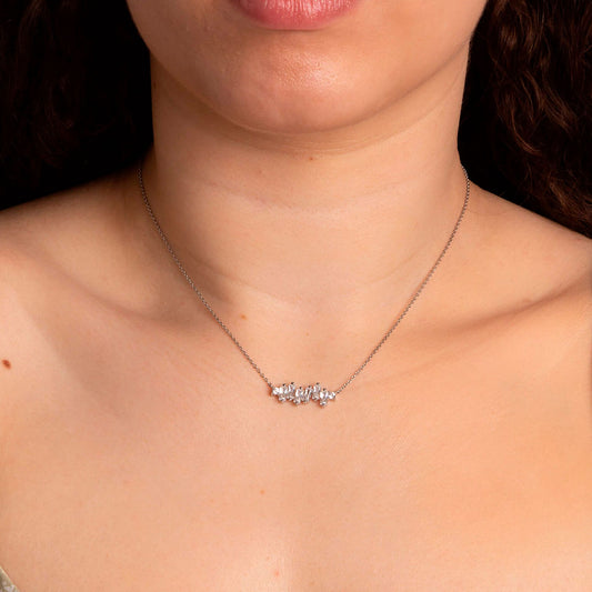 Diamonfire Multi Baguette Necklace White Gold Diamonfire Multi Baguette Necklace White Gold