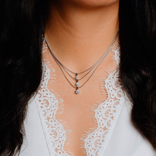 DiamonFire Six Claw Set Solitaire Pendant White Gold DiamonFire Six Claw Set Solitaire Pendant White Gold
