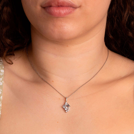 Diamonfire Baguette Scatter Pendant White Gold Diamonfire Baguette Scatter Pendant White Gold