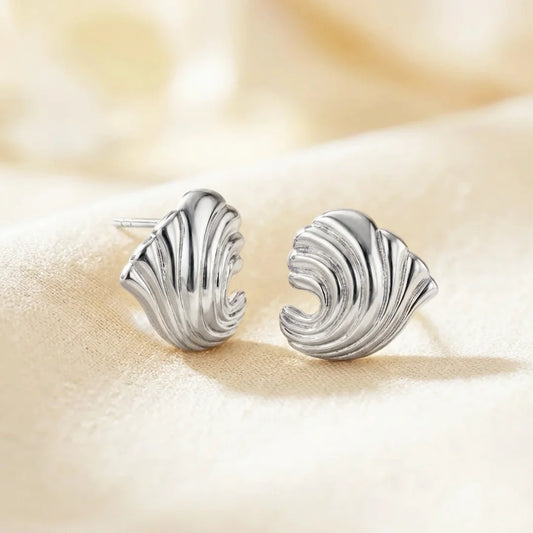 Marina Wave Stud Earrings Marina Wave Stud Earrings