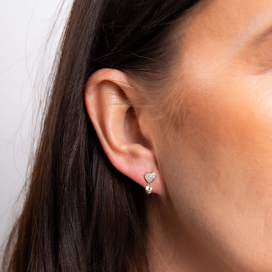 9ct Yellow Gold Love Heart Charm Drop Earrings 9ct Yellow Gold Love Heart Charm Drop Earrings 9ct Yellow Gold Love Heart Charm Drop Earrings 9ct Yellow Gold Love Heart Charm Drop Earrings