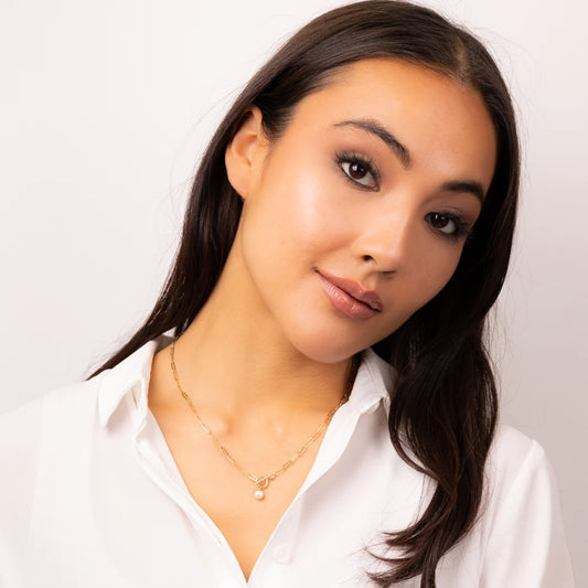 9ct Yellow Gold T-Bar Pearl Charm Necklace 9ct Yellow Gold T-Bar Pearl Charm Necklace 9ct Yellow Gold T-Bar Pearl Charm Necklace 9ct Yellow Gold T-Bar Pearl Charm Necklace
