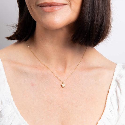 9ct Yellow Gold Flora Pearl Necklace 9ct Yellow Gold Flora Pearl Necklace 9ct Yellow Gold Flora Pearl Necklace 9ct Yellow Gold Flora Pearl Necklace