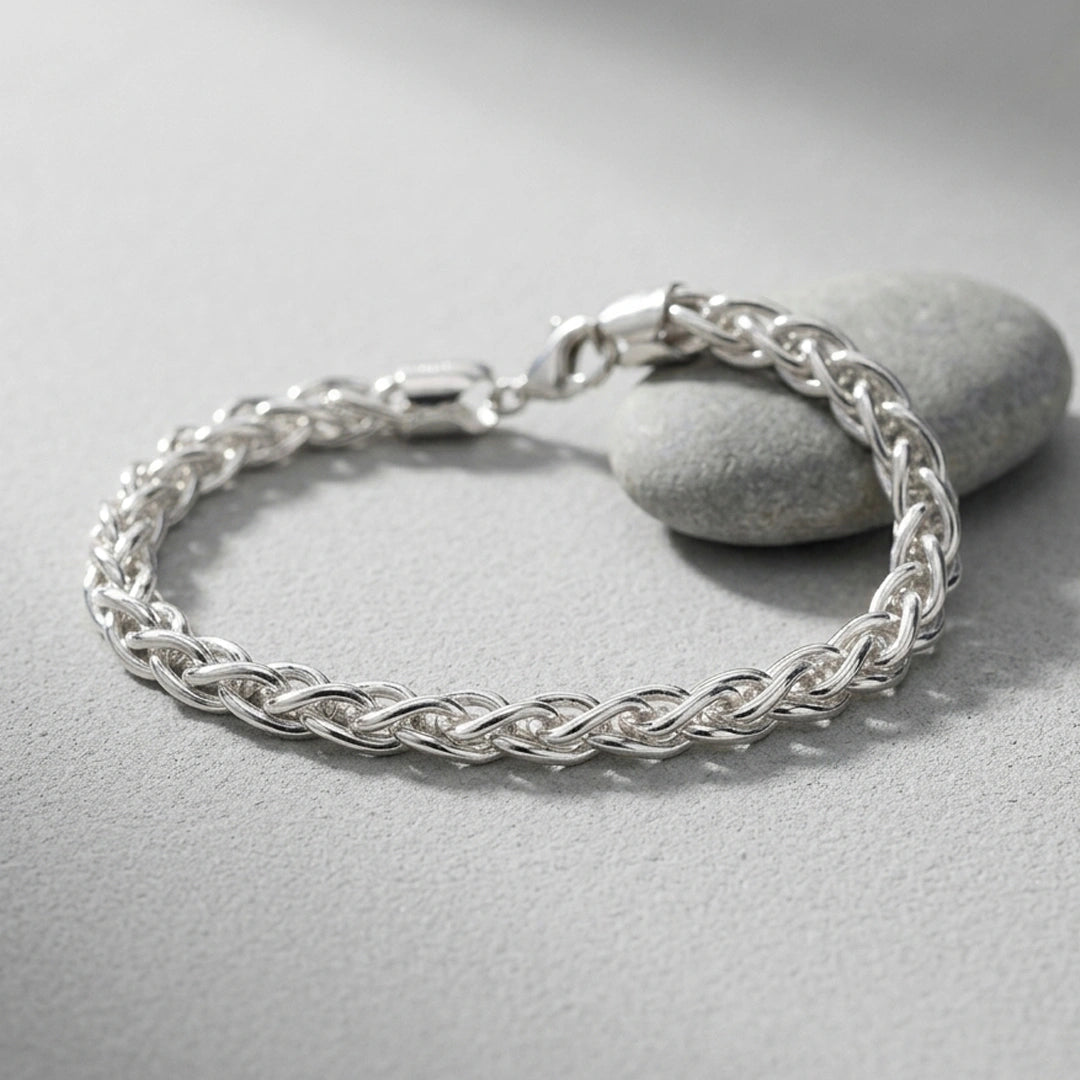 Fred Bennett Mens Heavyweight Spiga Link Chain Bracelet