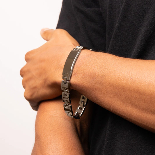 Fred Bennett Mens Stainless Steel ID Bar Bracelet Fred Bennett Mens Stainless Steel ID Bar Bracelet Fred Bennett Mens Stainless Steel ID Bar Bracelet Fred Bennett Mens Stainless Steel ID Bar Bracelet