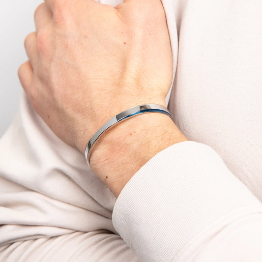 Fred Bennett Mens Stainless Steel and Blue PVD Bangle Fred Bennett Mens Stainless Steel and Blue PVD Bangle Fred Bennett Mens Stainless Steel and Blue PVD Bangle Fred Bennett Mens Stainless Steel and Blue PVD Bangle