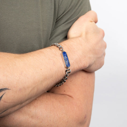 Fred Bennett Mens Stainless Steel Lapis Bar Bracelet Fred Bennett Mens Stainless Steel Lapis Bar Bracelet Fred Bennett Mens Stainless Steel Lapis Bar Bracelet Fred Bennett Mens Stainless Steel Lapis Bar Bracelet