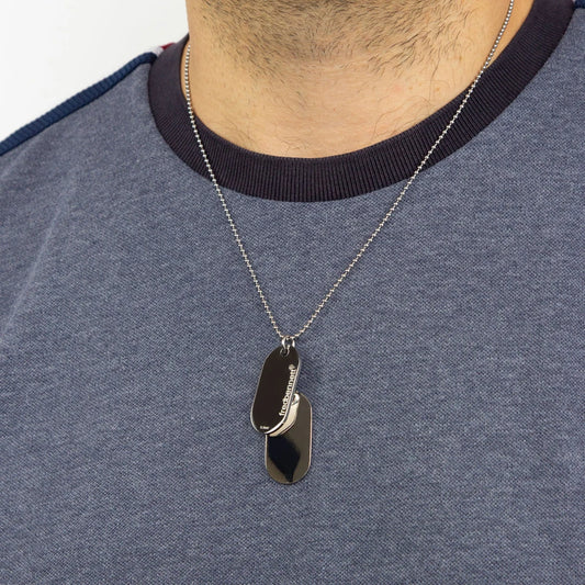 Fred Bennett Mens Stainless Steel Double Oval Dog Tag Necklace Fred Bennett Mens Stainless Steel Double Oval Dog Tag Necklace Fred Bennett Mens Stainless Steel Double Oval Dog Tag Necklace Fred Bennett Mens Stainless Steel Double Oval Dog Tag Necklace