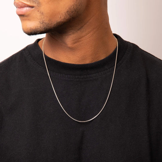Fred Bennett Mens Sterling Silver Twisted Box Chain Necklace Fred Bennett Mens Sterling Silver Twisted Box Chain Necklace Fred Bennett Mens Sterling Silver Twisted Box Chain Necklace Fred Bennett Mens Sterling Silver Twisted Box Chain Necklace