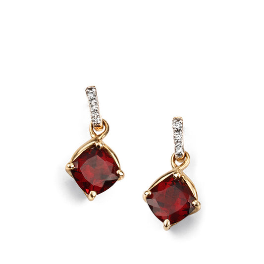 9ct Yellow Gold Garnet Studs Yellow Gold 9ct Yellow Gold Garnet Studs Yellow Gold