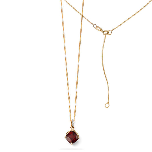 9ct Yellow Gold Garnet Pendant Yellow Gold 9ct Yellow Gold Garnet Pendant Yellow Gold