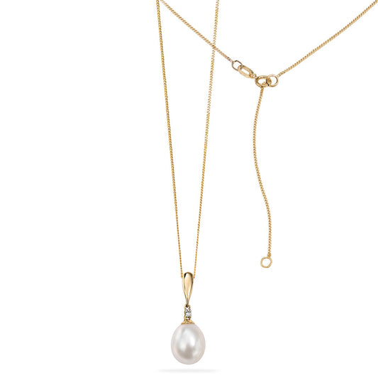 9ct Yellow Gold Dewdrop Pearl Pendant Yellow Gold 9ct Yellow Gold Dewdrop Pearl Pendant Yellow Gold