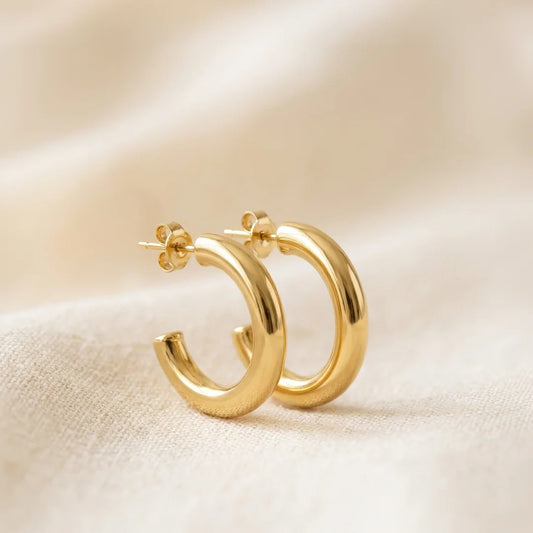 Halo Mini Gold Vermeil Hoop Earrings Halo Mini Gold Vermeil Hoop Earrings