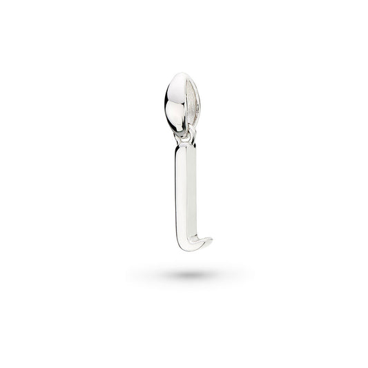 Kit Heath Kit Heath Skript Lowercase L Initial Sterling Silver Pendant White Gold Kit Heath Kit Heath Skript Lowercase L Initial Sterling Silver Pendant White Gold