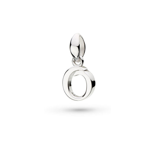 Kit Heath Kit Heath Skript Lowercase O Initial Sterling Silver Pendant White Gold Kit Heath Kit Heath Skript Lowercase O Initial Sterling Silver Pendant White Gold
