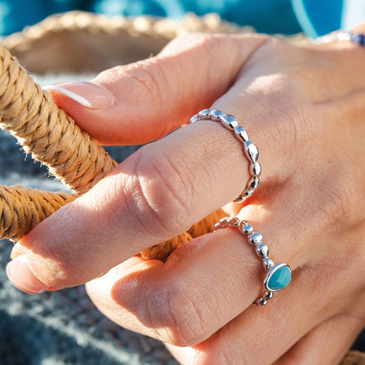 Kit Heath Coast Pebble Ridge Sterling Silver Sterling Silver Ring White Gold Kit Heath Coast Pebble Ridge Sterling Silver Sterling Silver Ring White Gold