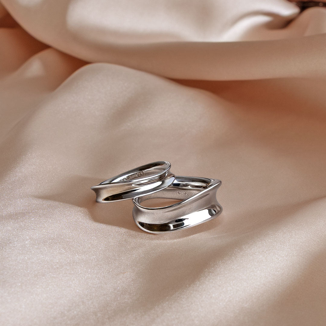 Kit Heath Sterling Silver Serenity Narrow Band Ring