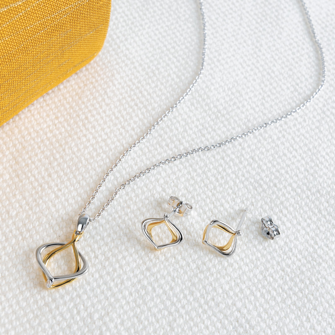 Kit Heath Sterling Silver Alicia Golden Mini Necklace