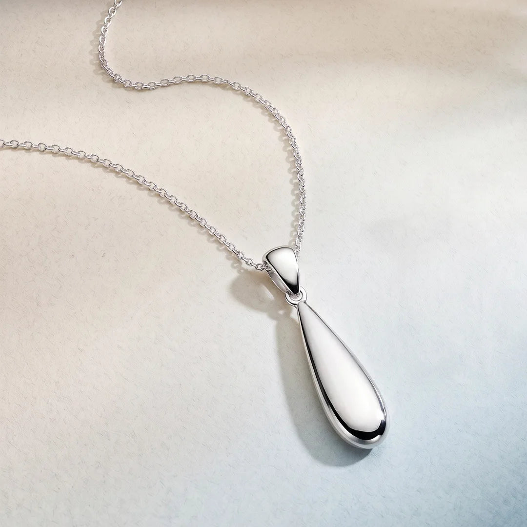 Kit Heath Coast Pebble Smooth Slim Necklace
