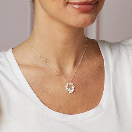Laura Ashley Sterling Silver Cathedine Necklace Laura Ashley Sterling Silver Cathedine Necklace