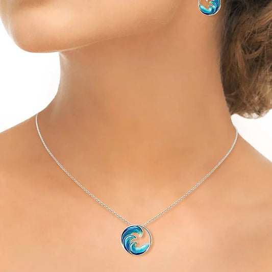 Nicole Barr Northern Swell Sea Wave Enamel Necklace, Nicole Barr Northern Swell Sea Wave Enamel Necklace, Nicole Barr Northern Swell Sea Wave Enamel Necklace, Nicole Barr Northern Swell Sea Wave Enamel Necklace,