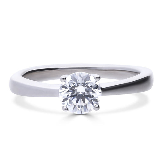 DiamonFire Classic 1.00ct Zirconia Solitaire Ring White Gold DiamonFire Classic 1.00ct Zirconia Solitaire Ring White Gold