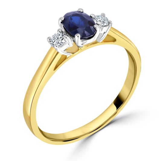 Blue Sapphire and Diamond Trilogy Engagement Ring Blue Sapphire and Diamond Trilogy Engagement Ring Blue Sapphire and Diamond Trilogy Engagement Ring Blue Sapphire and Diamond Trilogy Engagement Ring