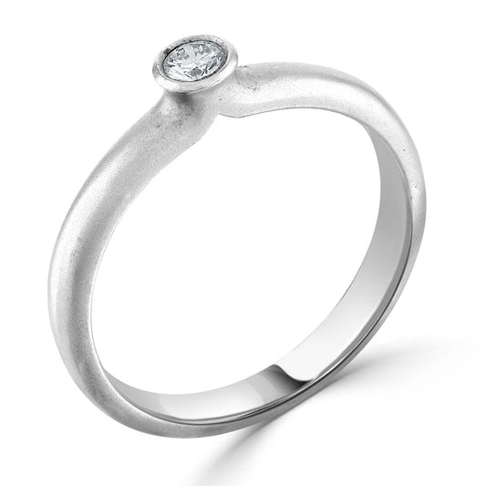 0.10CT Diamond Solitaire Engagement Ring White Gold 0.10CT Diamond Solitaire Engagement Ring White Gold