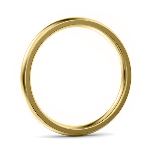 2.5mm Classic Court Heavy Weight Wedding Ring Yellow Gold 2.5mm Classic Court Heavy Weight Wedding Ring Yellow Gold