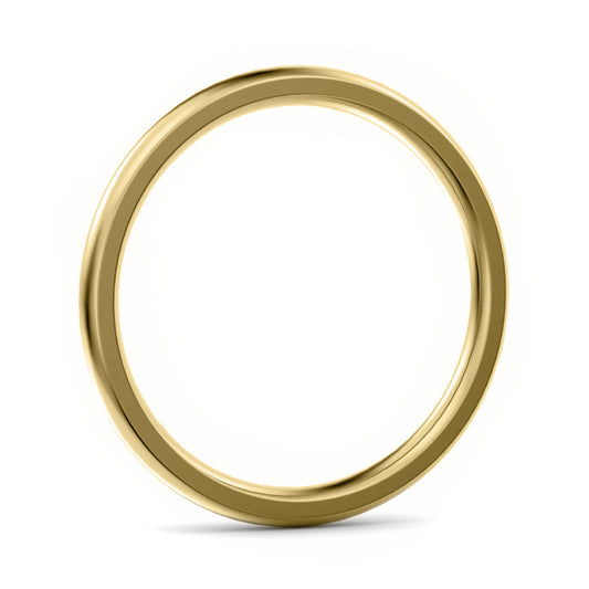 2mm Classic Court Heavy Weight Wedding Ring Yellow Gold 2mm Classic Court Heavy Weight Wedding Ring Yellow Gold