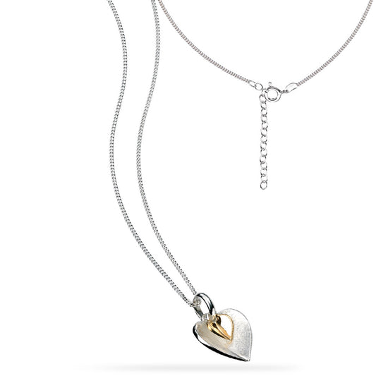 Heart-in-Heart Pendant White Gold Heart-in-Heart Pendant White Gold