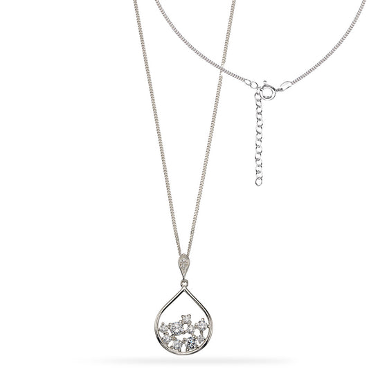 Gleam Drop Pendant White Gold Gleam Drop Pendant White Gold