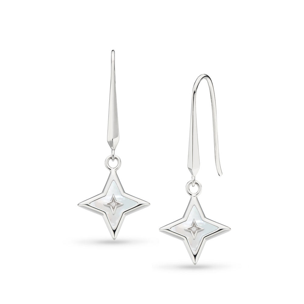 Kit Heath Empire Astoria Mother of Pearl Star droplet Earrings