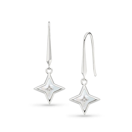 Kit Heath Empire Astoria Mother of Pearl Star droplet Earrings