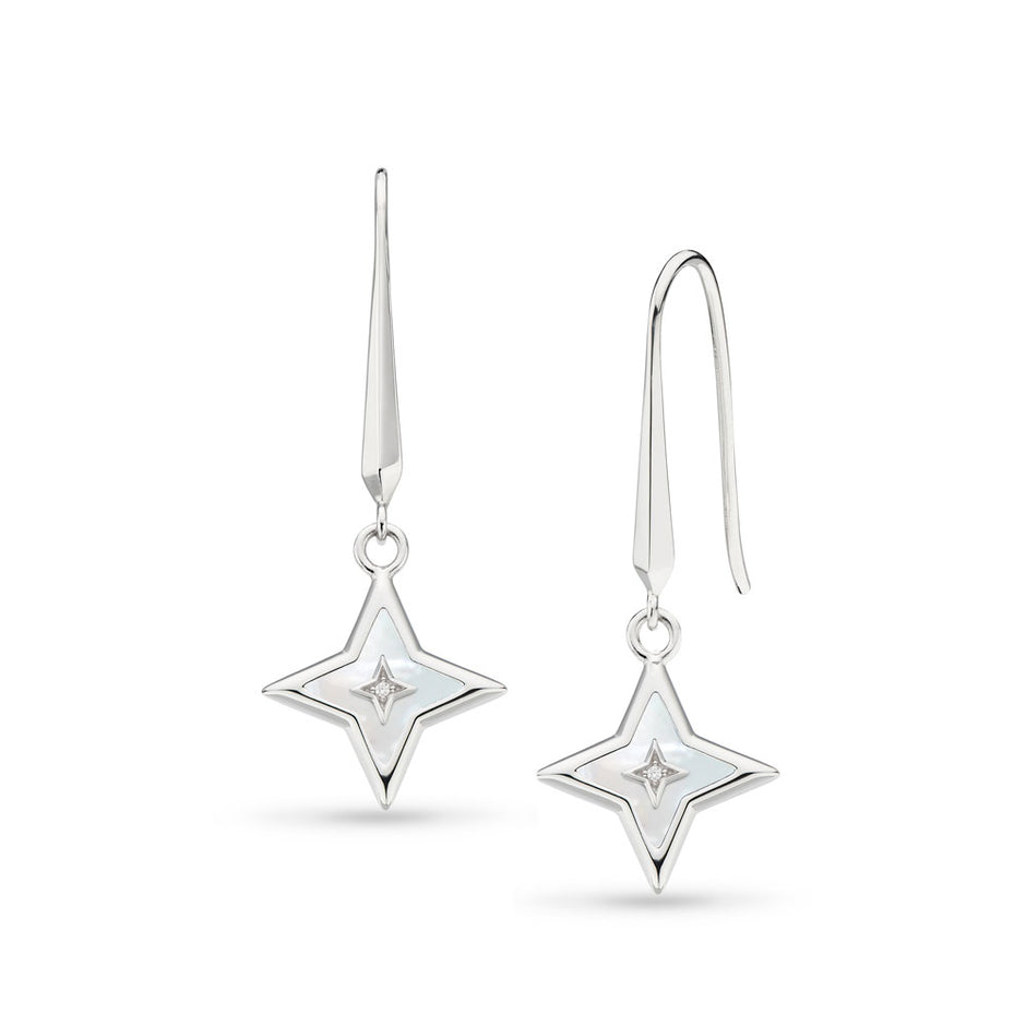 Kit Heath Empire Astoria Mother of Pearl Star droplet Earrings