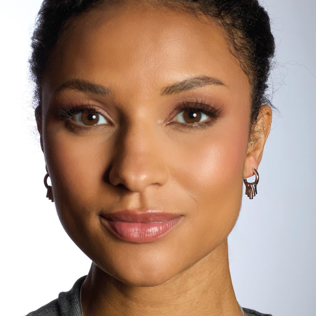 Kit Heath Array Sterling Silver Dangle Hoop Earrings