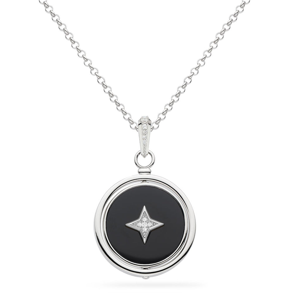 Kit Heath Revival Astoria Nocturne Spinner Necklace
