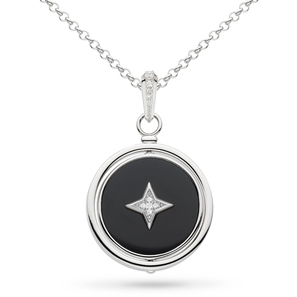 Kit Heath Revival Astoria Nocturne Spinner Necklace