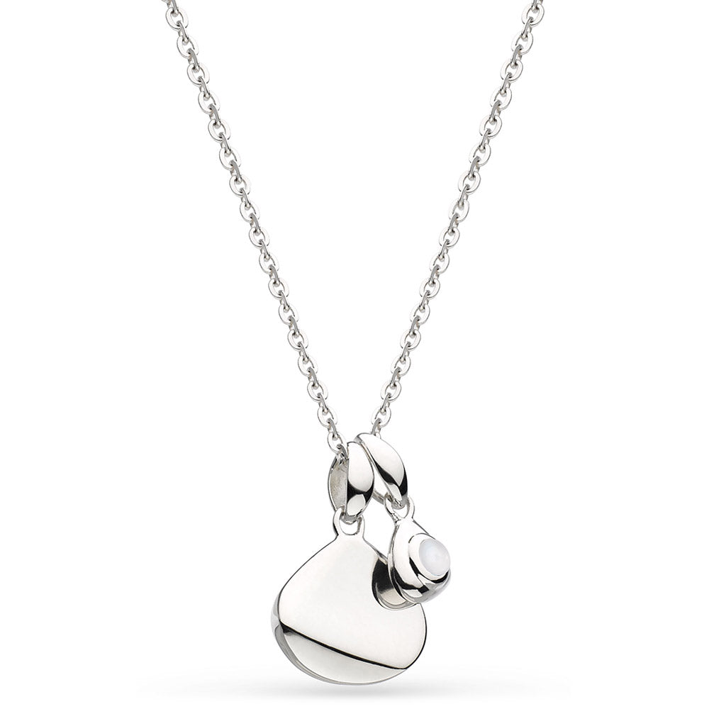 Kit Heath Coast June Birthstone Moonstone Tag Necklace