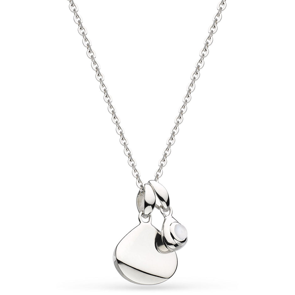 Kit Heath Coast June Birthstone Moonstone Tag Necklace