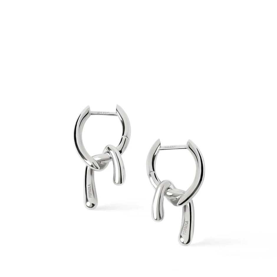 Pdpaola Mini Twist  Hoops Earrings