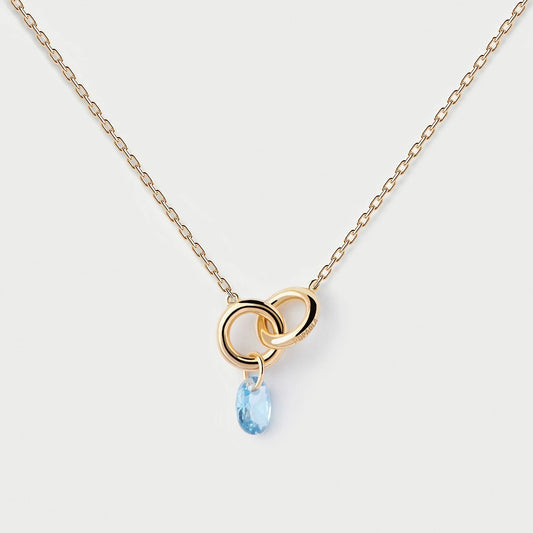 Pdpaola Blue Lily  Necklace