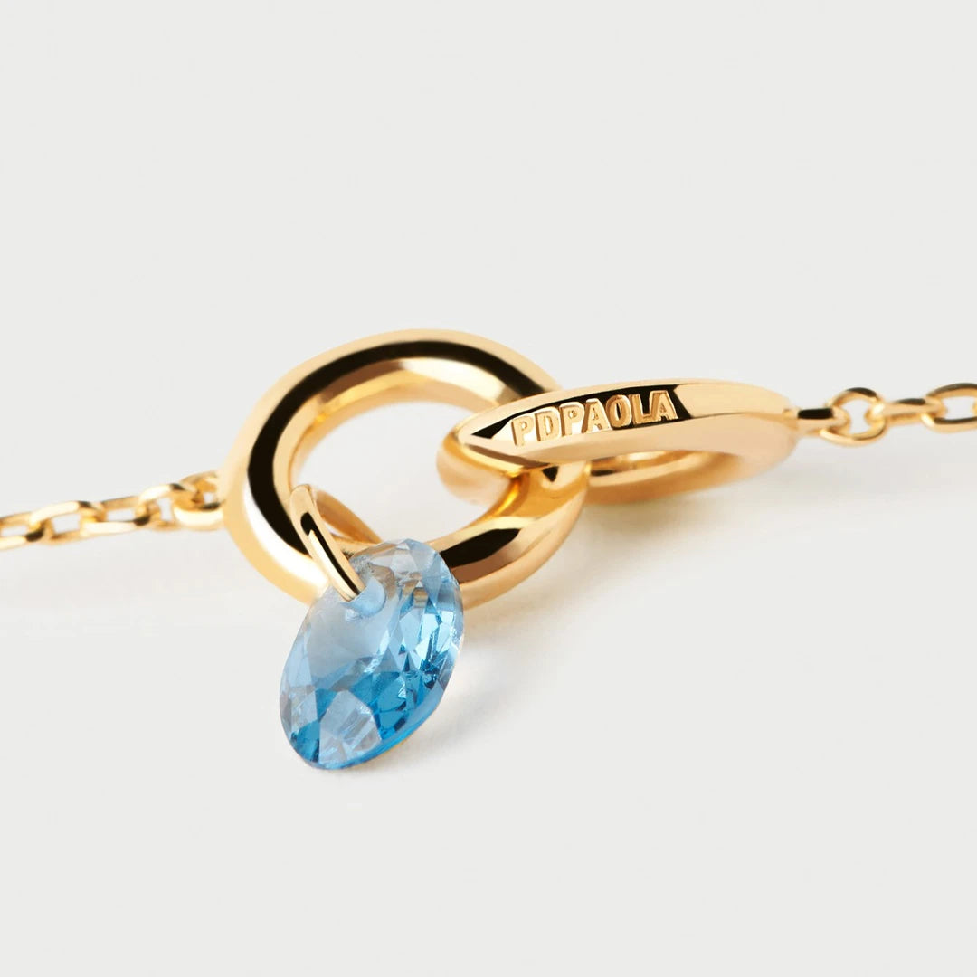 Pdpaola Blue Lily  Necklace